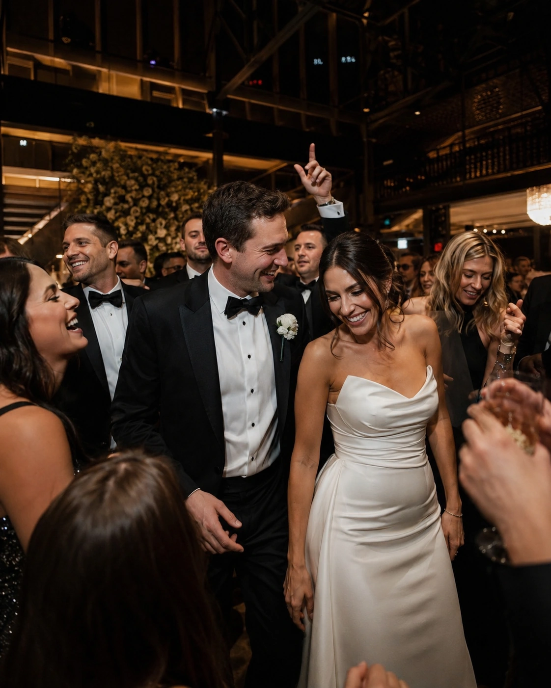 Modern luxury wedding celebration